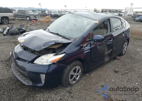 2013 Toyota Prius из США, поврежденный, VIN JTDKN3DU1D1684713